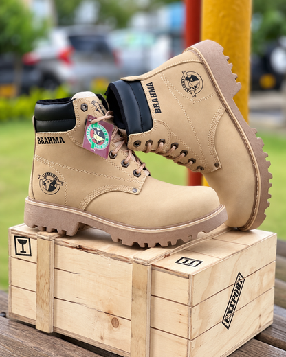 Bota Clásica de Cuero para Hombre | Estilo Urbano y Comodidad