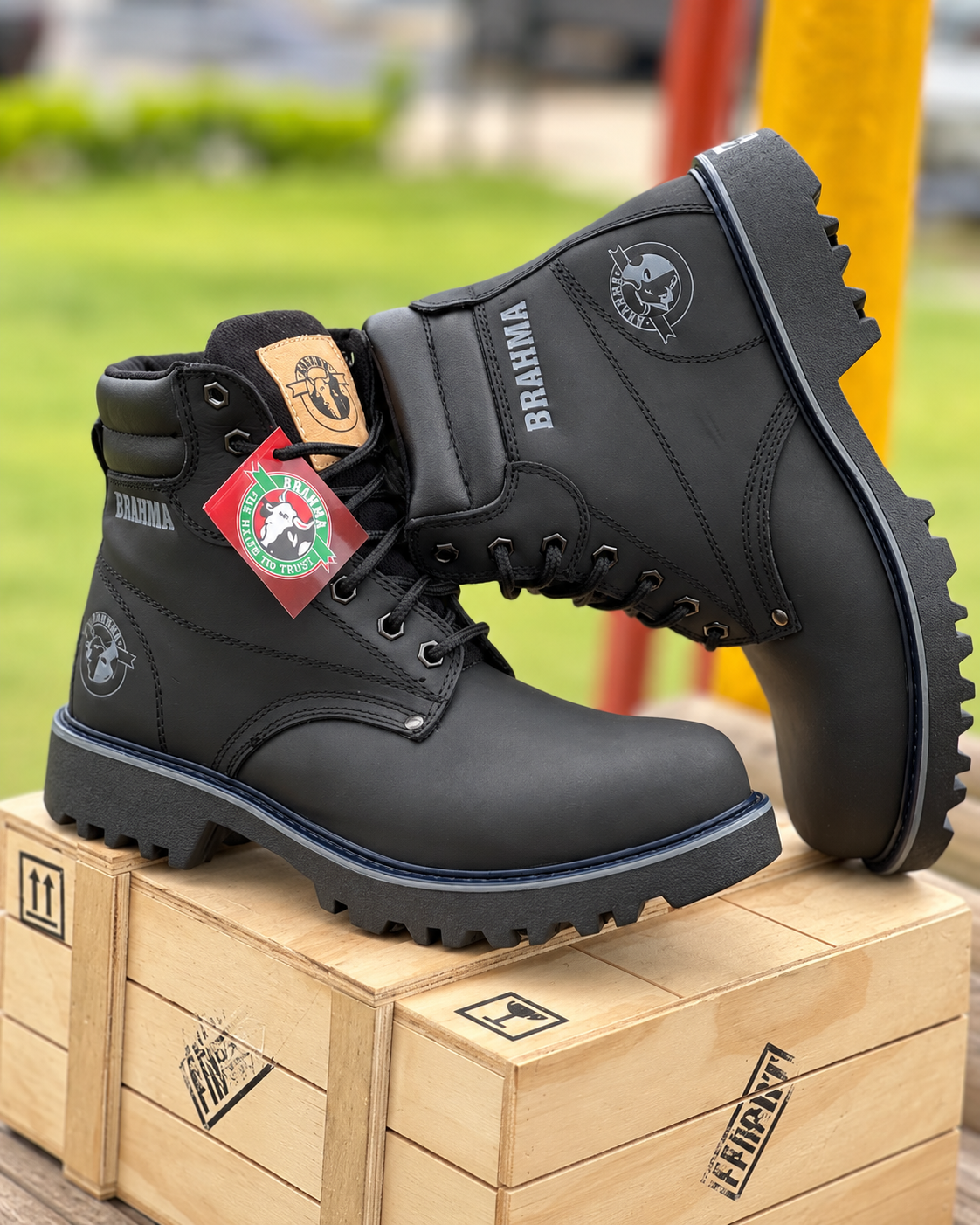 Bota Clásica de Cuero para Hombre | Estilo Urbano y Comodidad