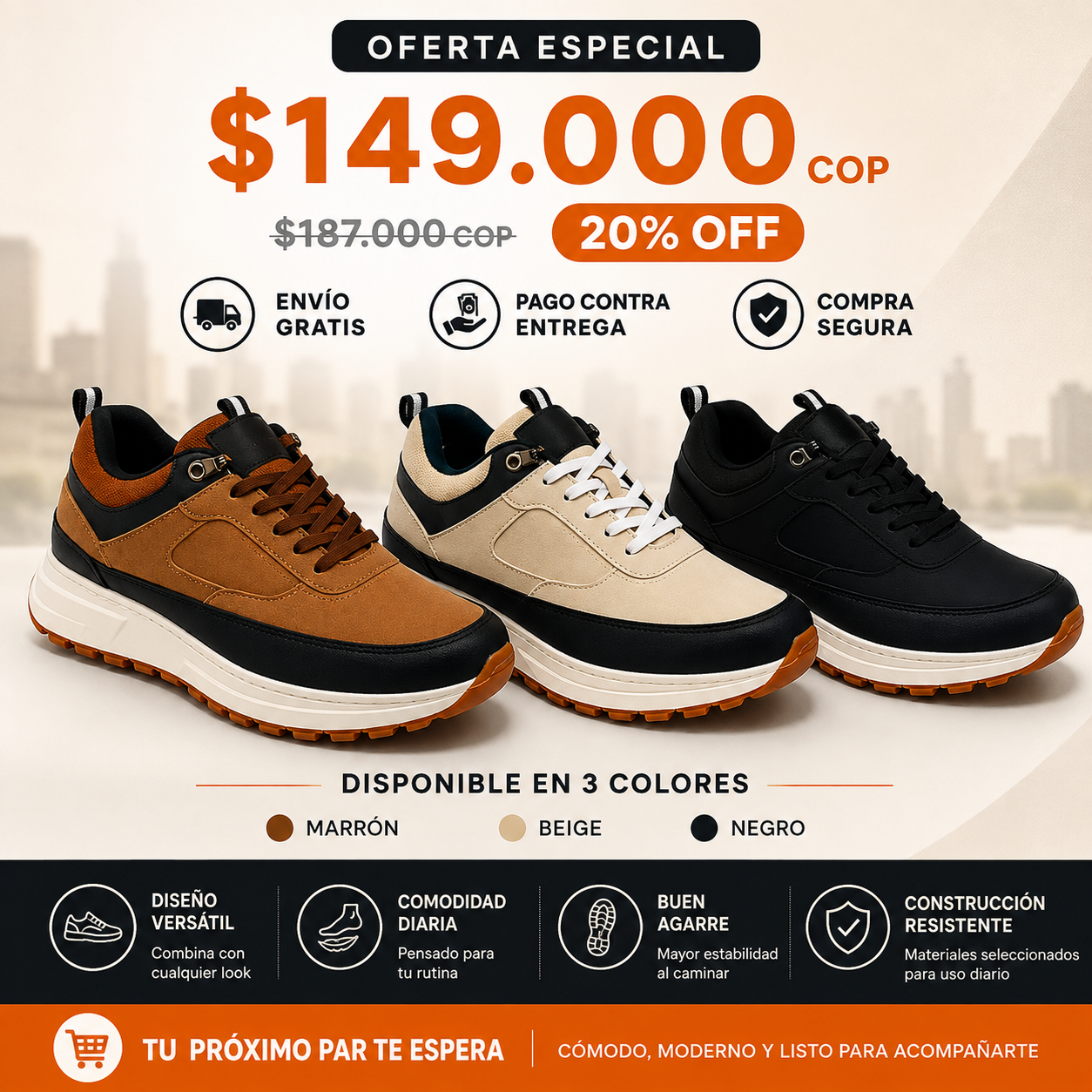 🔥👟 OFERTA - ZAPATO CASUAL FORCE PRO - 20 % de descuento 👟🔥