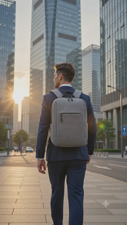 MIREVU Urban Pro™ | Mochila Ejecutiva Impermeable para Laptop 15.6"