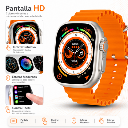 Reloj Inteligente Premium con Llamadas Bluetooth